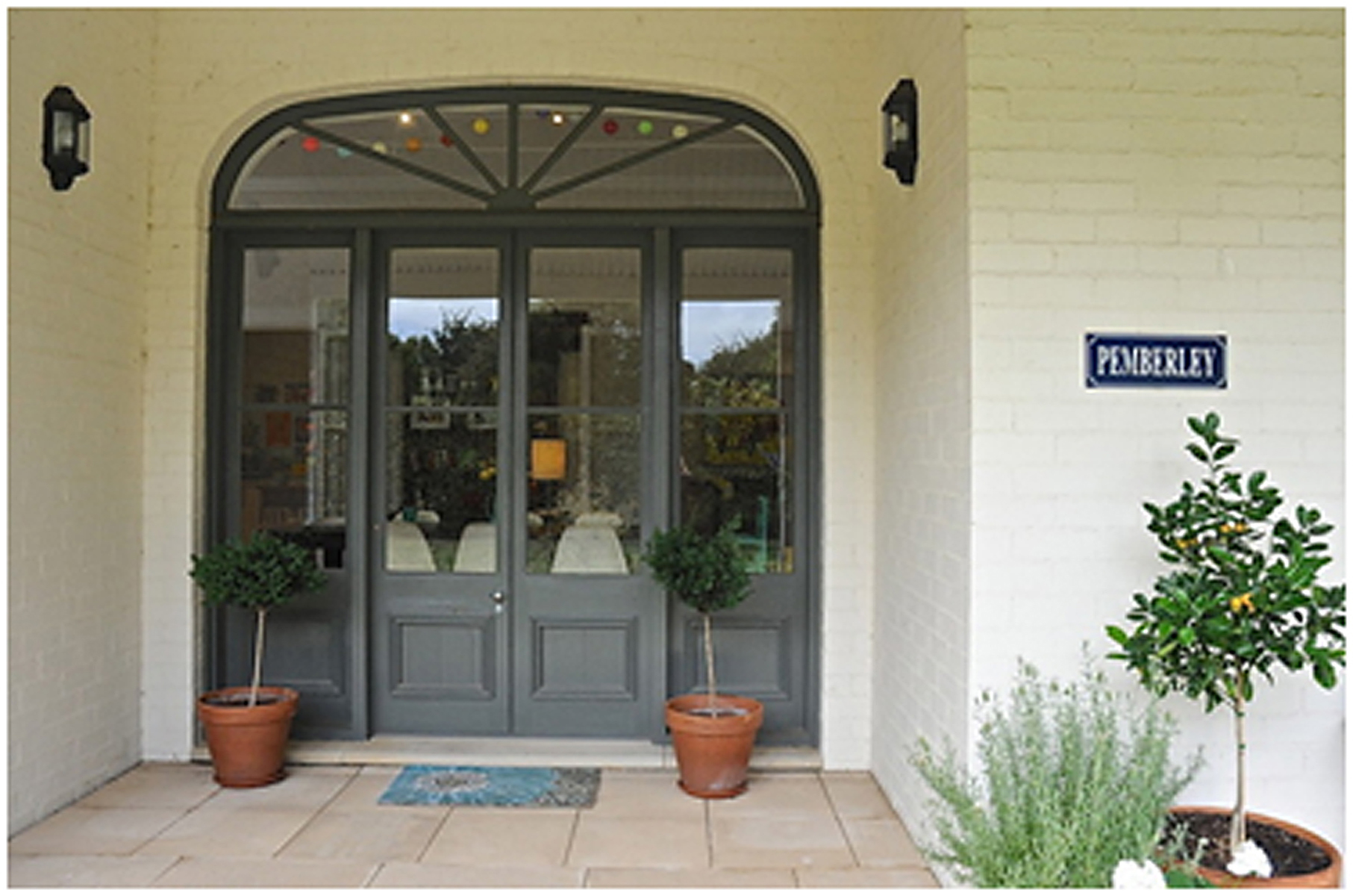 Allow your home to proudly introduce itself and welcome guests before you open the door.