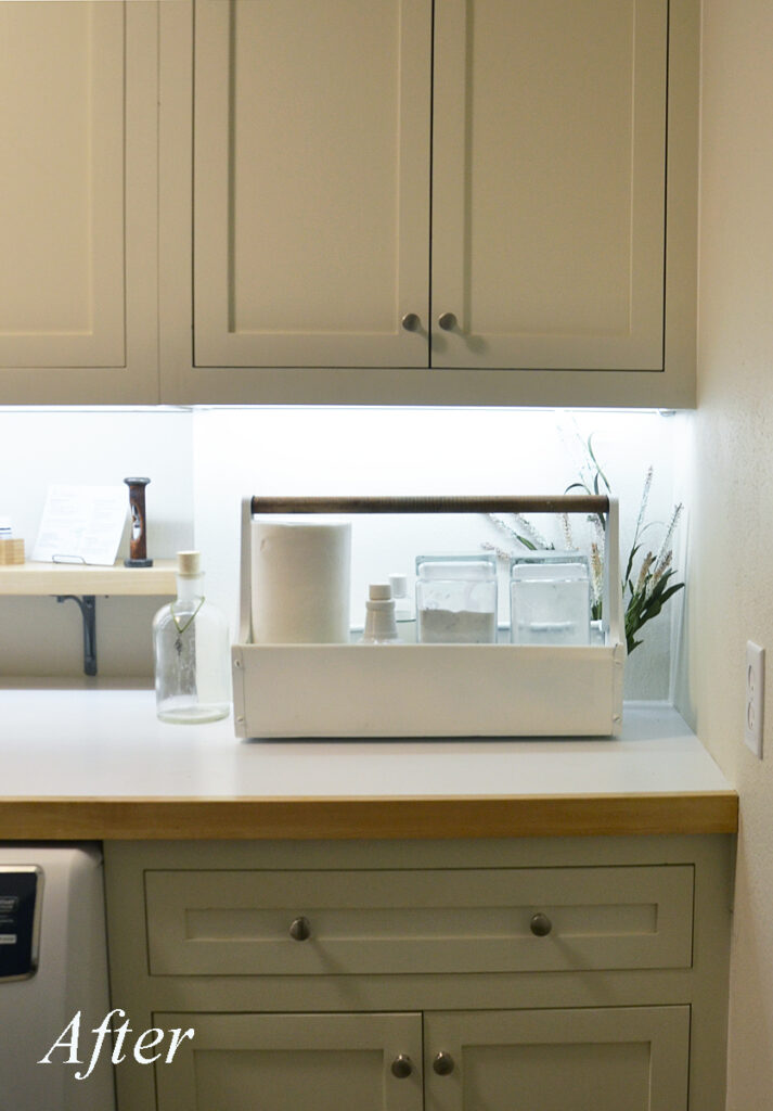 2026 Article 05 BEFORE AFTER LAUNDRY ROOM After ToolCaddy